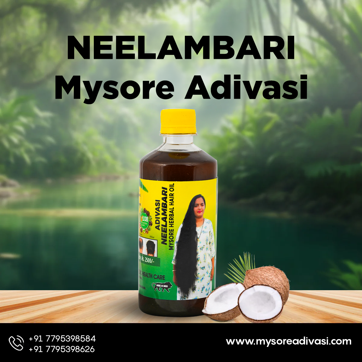 Adivasi Mysore Herbal Hair Oil