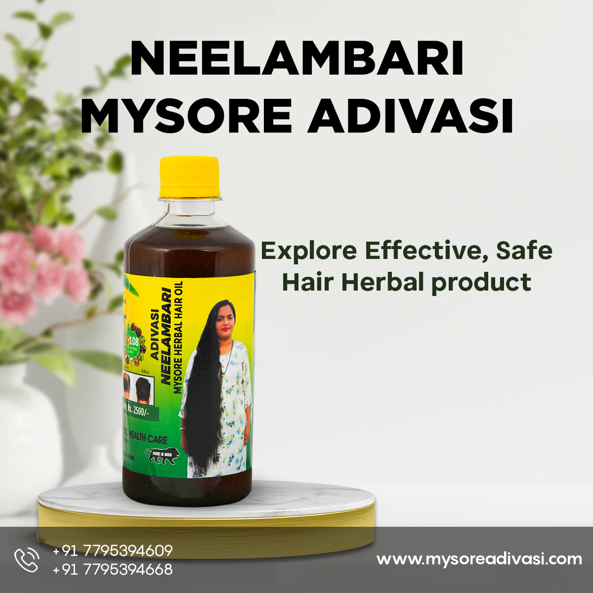 Adivasi Mysore Herbal Hair Oil